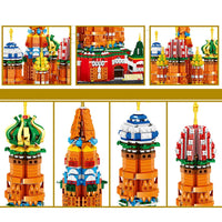 Thumbnail for Building Blocks MOC Creator Expert Saint Basil’s Cathedral Bricks Toy Construction Set Toys - 5