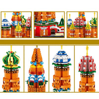 Thumbnail for Building Blocks MOC Creator Expert Saint Basil’s Cathedral Bricks Toy - 5
