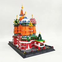 Thumbnail for Building Blocks MOC Creator Expert Saint Basil’s Cathedral Bricks Toy Construction Set Toys - 14