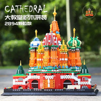 Thumbnail for Building Blocks MOC Creator Expert Saint Basil’s Cathedral Bricks Toy - 8