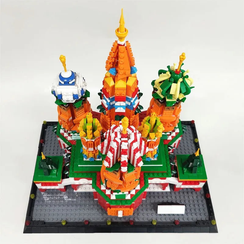 Building Blocks MOC Creator Expert Saint Basil’s Cathedral Bricks Toy - 13