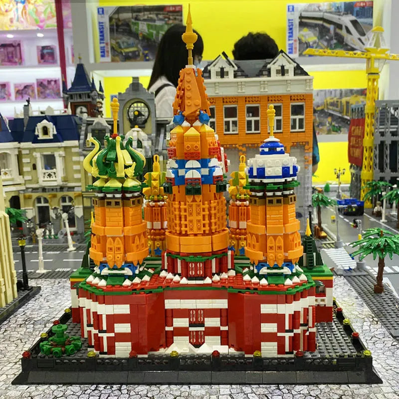 Building Blocks MOC Creator Expert Saint Basil’s Cathedral Bricks Toy Construction Set Toys - 7