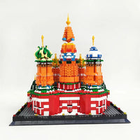 Thumbnail for Building Blocks MOC Creator Expert Saint Basil’s Cathedral Bricks Toy Construction Set Toys - 11