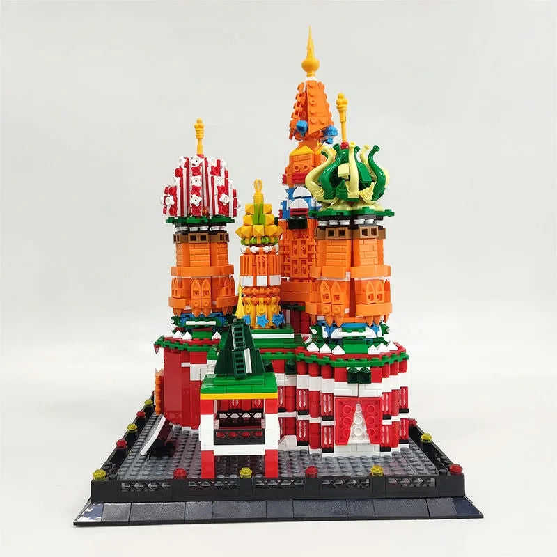 Building Blocks MOC Creator Expert Saint Basil’s Cathedral Bricks Toy - 12