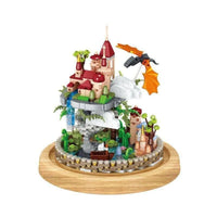Thumbnail for Building Blocks MOC Dream Cloud Castle MINI Bricks Toys 01012 - 4