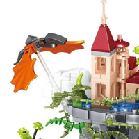 Thumbnail for Building Blocks MOC Dream Cloud Castle MINI Bricks Toys 01012 - 5