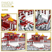 Thumbnail for Building Blocks MOC Expert Architecture Potala Palace Bricks Toys - 10