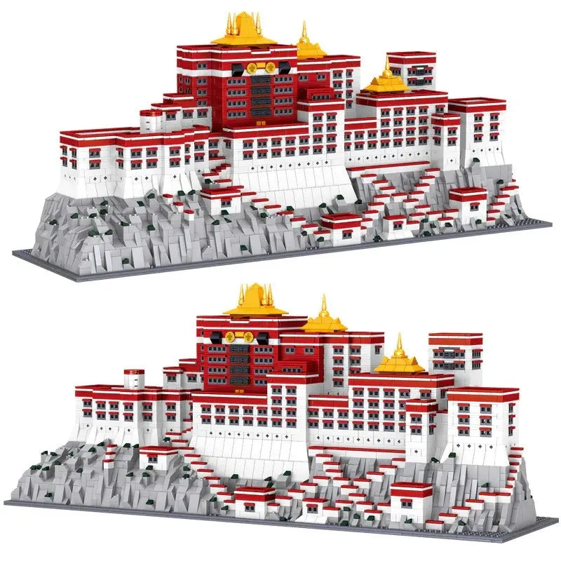 Building Blocks MOC Expert Architecture Potala Palace Bricks Toys - 1