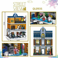 Thumbnail for Building Blocks MOC Expert Creator City Hill Tavern Bricks Toy 0935 Construction Set Toys - 10