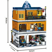 Thumbnail for Building Blocks MOC Expert Creator City Hill Tavern Bricks Toy 0935 - 3