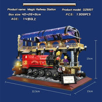 Thumbnail for Building Blocks MOC Harry Potter Magic Railway Train Station MINI Bricks Toys - 5