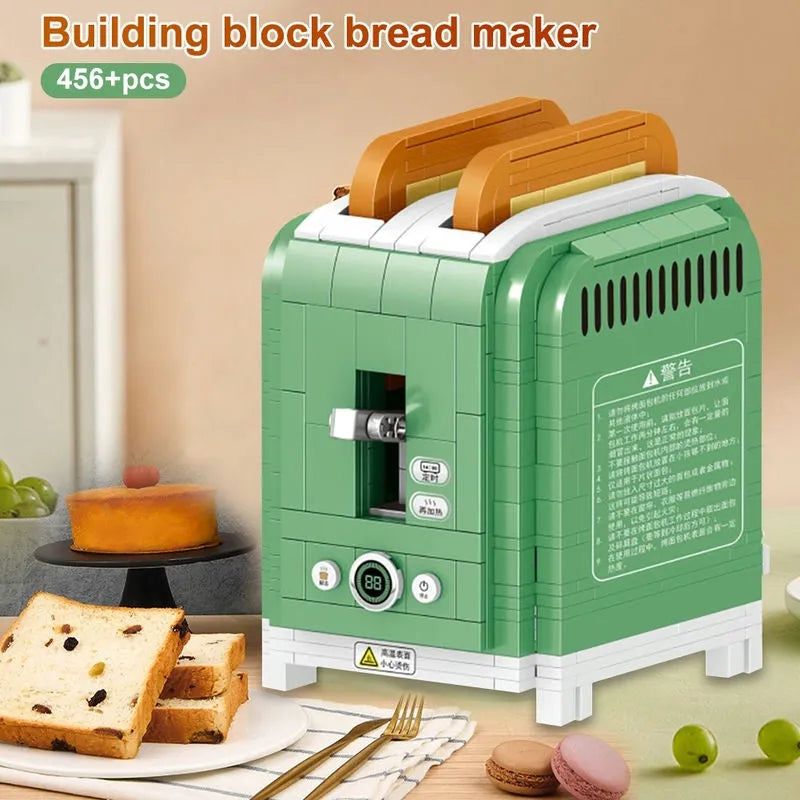Building Blocks MOC Ideas Bread Machine City MINI Bricks Toy Construction Set Toys - 5