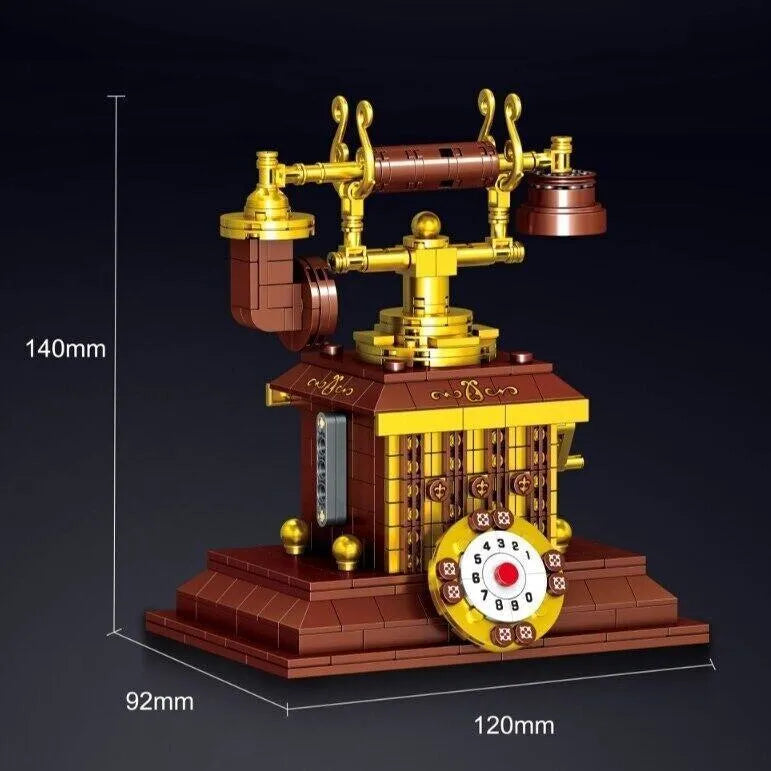 Building Blocks MOC Ideas Retro Telephone MINI Bricks Toys 00939 Construction Set Toys - 4