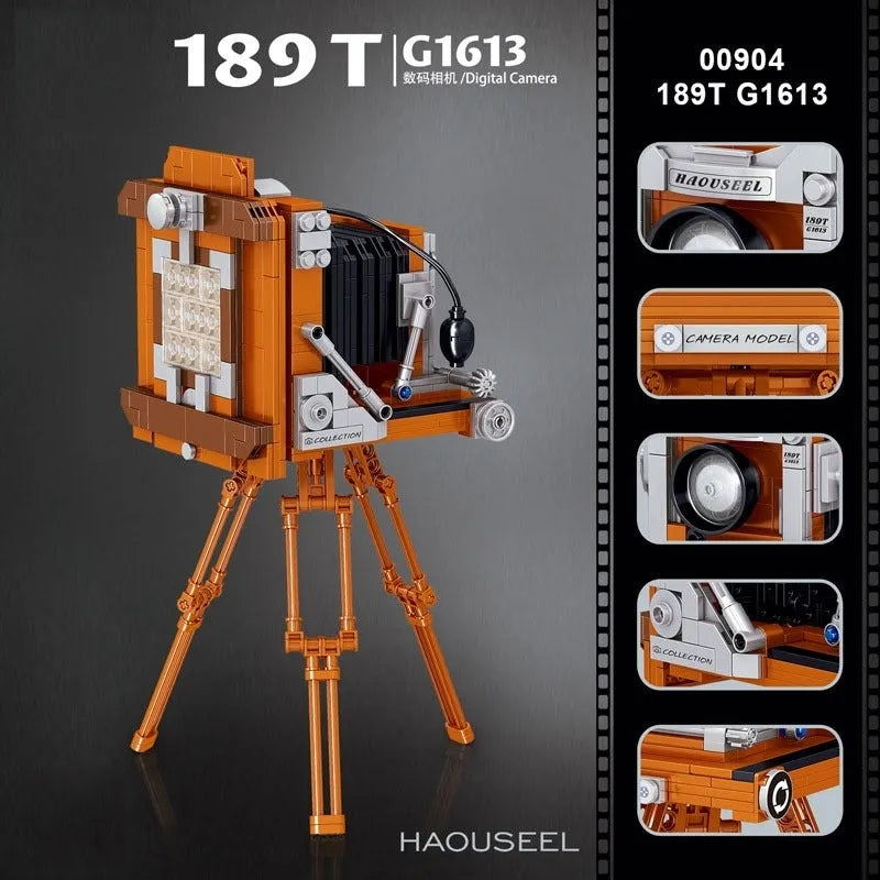 Building Blocks MOC Ideas Vintage Digital Camera MINI Bricks Toys - 7