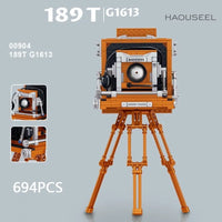 Thumbnail for Building Blocks MOC Ideas Vintage Digital Camera MINI Bricks Toys - 6