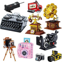Thumbnail for Building Blocks MOC Ideas Vintage Digital Camera MINI Bricks Toys - 14