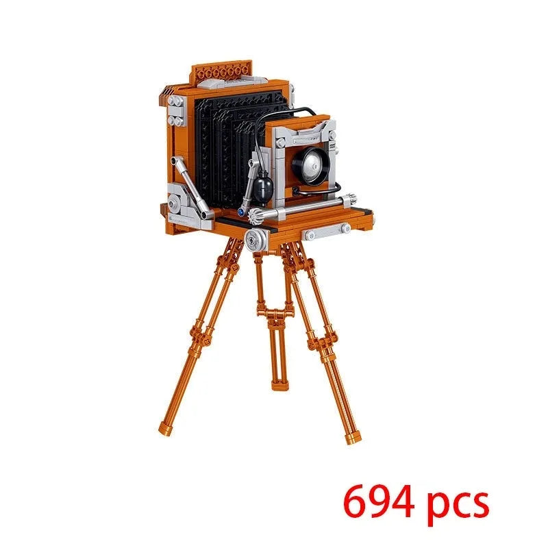Building Blocks MOC Ideas Vintage Digital Camera MINI Bricks Toys - 4