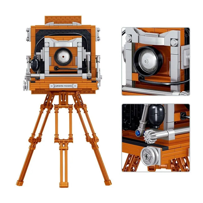 Building Blocks MOC Ideas Vintage Digital Camera MINI Bricks Toys - 1