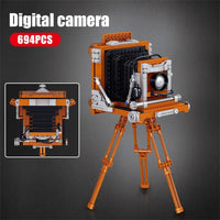 Thumbnail for Building Blocks MOC Ideas Vintage Digital Camera MINI Bricks Toys - 11