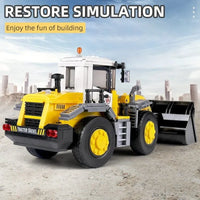 Thumbnail for Building Blocks MOC Mini City Bulldozer Loader Truck Car Bricks Kids Toys - 6