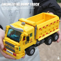 Thumbnail for Building Blocks MOC Mini City Heavy Dump Car Truck Bricks Kids Toys Construction Set Toys - 9