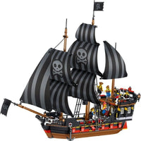 Thumbnail for Building Blocks MOC Pirates Of Caribbean Pirates Skull Ship Adventures - 1
