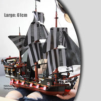 Thumbnail for Building Blocks MOC Pirates Of Caribbean Pirates Skull Ship Adventures - 5