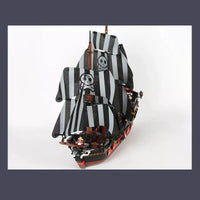 Thumbnail for Building Blocks MOC Pirates Of Caribbean Pirates Skull Ship Adventures - 3