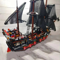 Thumbnail for Building Blocks MOC Pirates Of Caribbean Pirates Skull Ship Adventures - 4