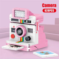 Thumbnail for Building Blocks MOC Rainbow Instant Photo Camera MINI Bricks Toys - 6