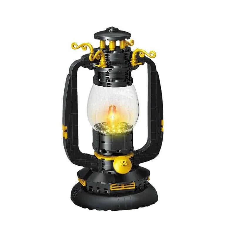 Building Blocks MOC Retro Classic Kerosene Lamp MINI Bricks Model Toys Construction Set Toys - 1