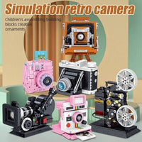Thumbnail for Building Blocks MOC Retro Digital Video Camera MINI Bricks Toys Construction Set Toys - 4