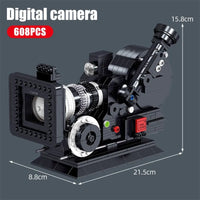 Thumbnail for Building Blocks MOC Retro Digital Video Camera MINI Bricks Toys Construction Set Toys - 8