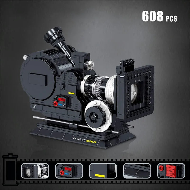 Building Blocks MOC Retro Digital Video Camera MINI Bricks Toys Construction Set Toys - 5