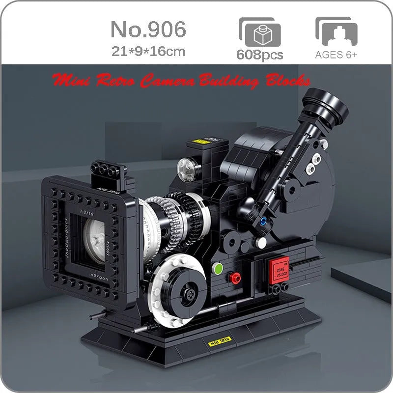 Camera Building Blocks MOC Retro Digital Video Camera Building Blocks Toy