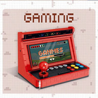 Thumbnail for Building Blocks MOC Retro Game Console MINI Bricks Gaming Toy 01026 Construction Set Toys - 3