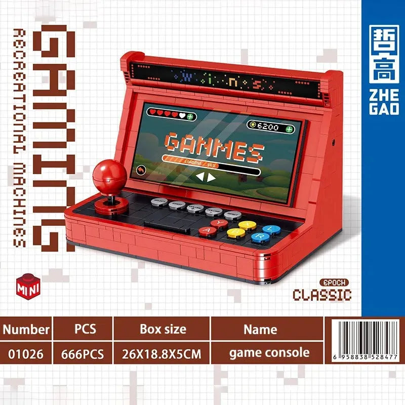 Building Blocks MOC Retro Game Console MINI Bricks Gaming Toy 01026 - 2