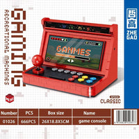 Thumbnail for Building Blocks MOC Retro Game Console MINI Bricks Gaming Toy 01026 Construction Set Toys - 2