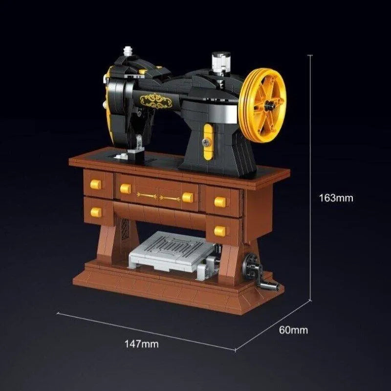 Building Blocks MOC Retro Sewing Machine MINI Bricks Toy 00936 - 3