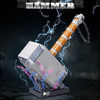Thumbnail for Building Blocks MOC Super Hero Marvel Thor Hammer MINI Bricks Toy - 2