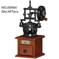 Thumbnail for Building Blocks MOC Vintage Coffee Machine MINI Bricks Toy 00984 - 2