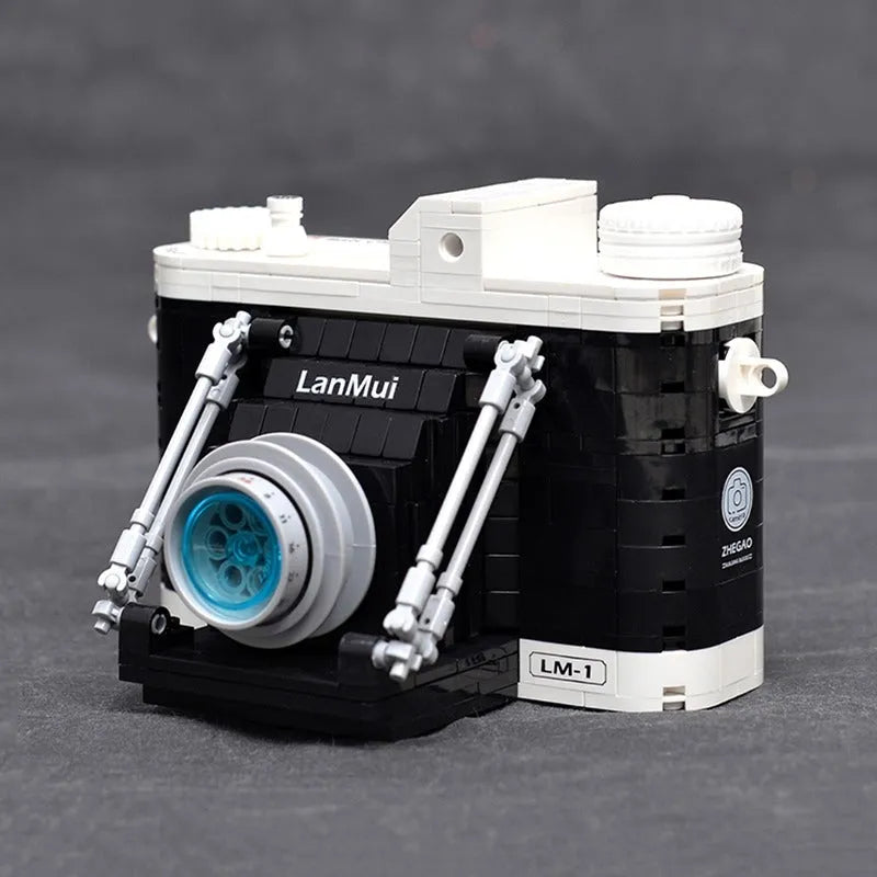 Bricks Block Camera MOC Vintage SLR Digital Camera Building Blocks Toy 00905
