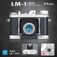Thumbnail for Building Blocks MOC Vintage SLR Digital Camera MINI Bricks Toys 00905 - 2