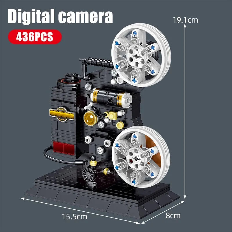 Building Blocks Retro Digital Video Camera MINI Bricks Toys 00907 Construction Set Toys - 5