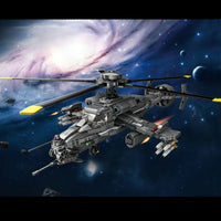 Thumbnail for Building Blocks Technic MOC Science Fiction Firewolf Attack Helicopter Bricks Toy - 4