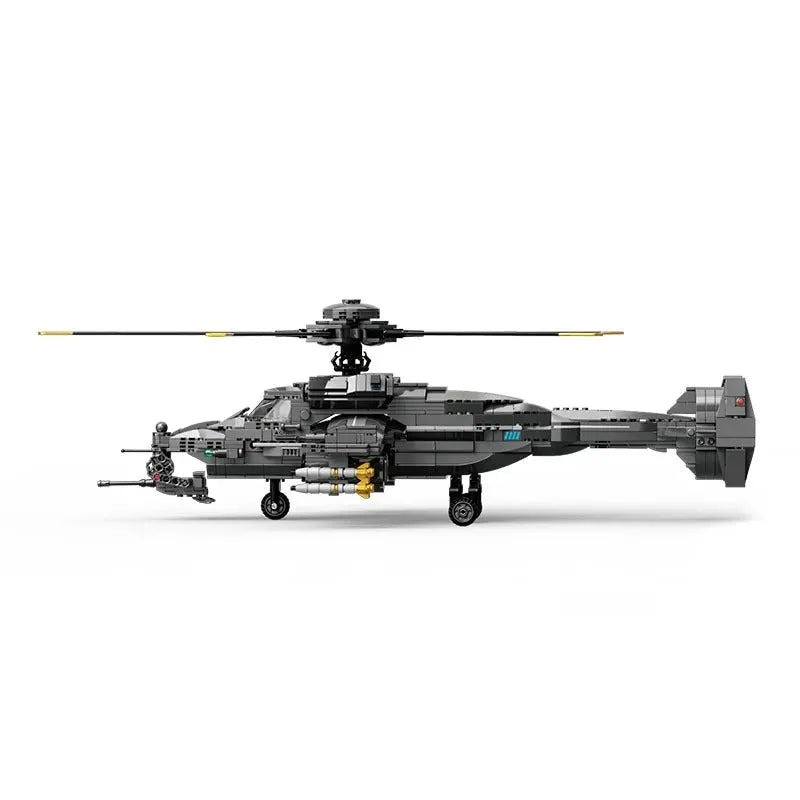 Building Blocks Technic MOC Science Fiction Firewolf Attack Helicopter Bricks Toy - 3
