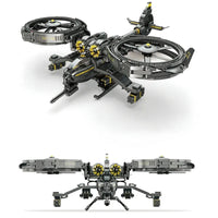 Thumbnail for Building Blocks Technic MOC Science Fiction Ghost Attack Helicopter Bricks Toys Construction Set Toys - 3