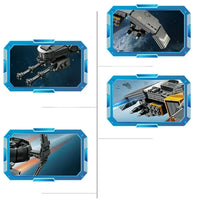 Thumbnail for Building Blocks Technic MOC Science Fiction Phantom Attack Aircraft Bricks Toys - 4