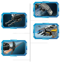 Thumbnail for Building Blocks Technic MOC Science Fiction Phantom Attack Aircraft Bricks Toys Construction Set Toys - 4
