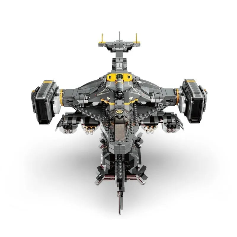 Building Blocks Technical Science Fiction MOC Titan Attack Aircraft Bricks Toys - 2